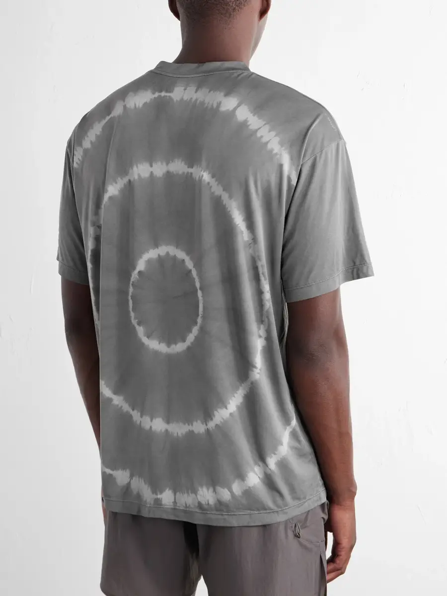 Satisfy Logo-Print Tie-Dyed AuraLite™ T-Shirt - Men | Thumbnail 4