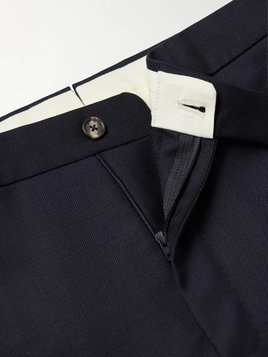 De Petrillo Tapered Virgin Wool Suit Trousers - Men | Thumbnail 6 De Petrillo Tapered Virgin Wool Suit Trousers - Men | Thumbnail 6
