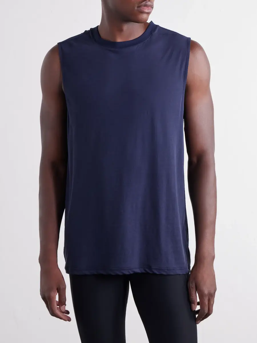 Literary Sport Lorca Cotton-Jersey Tank - Men | Thumbnail 3