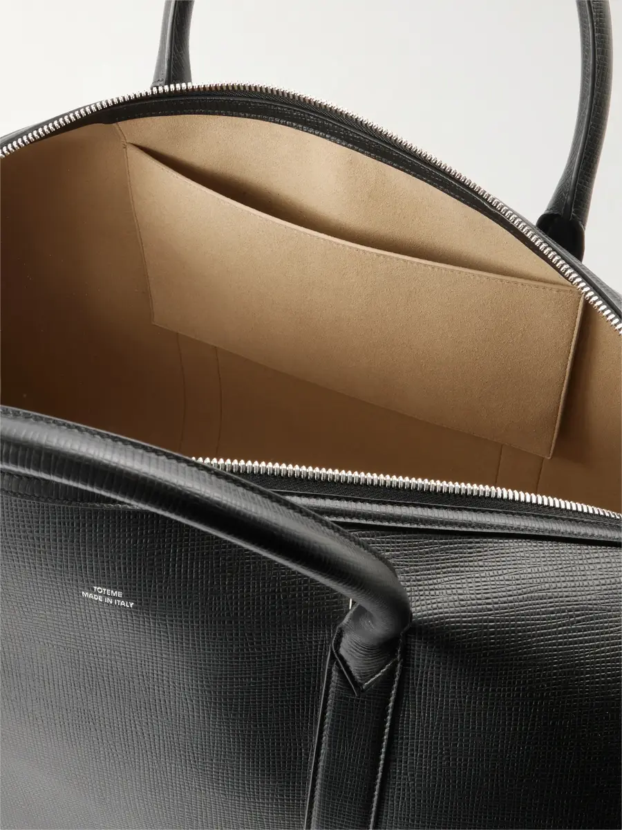 TOTEME Palmellato Large Textured-Leather Weekend Bag - Men | Thumbnail 6