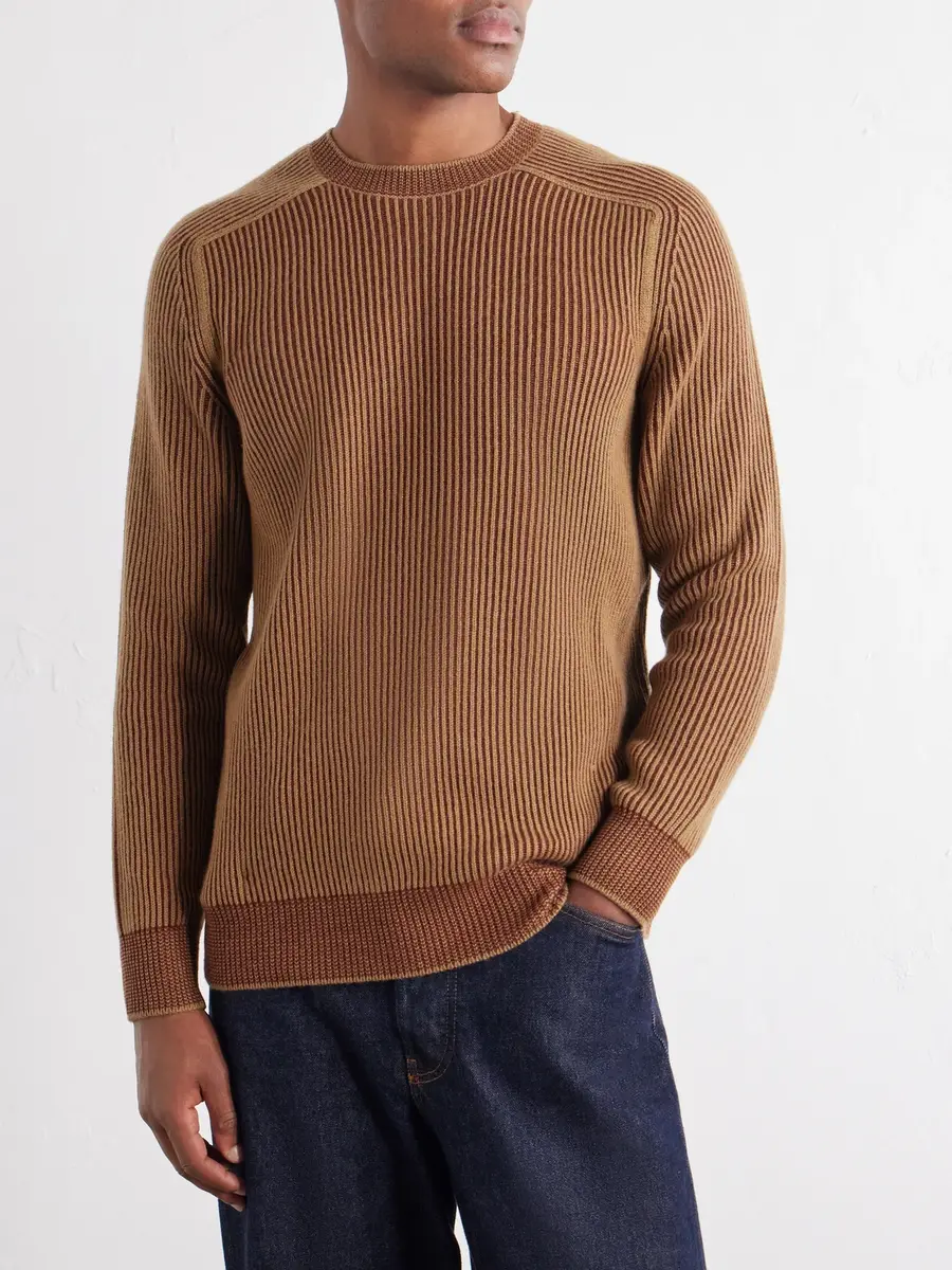 Sease Dinghy Ribbed Cashmere Sweater - Men | Thumbnail 3 Sease Dinghy Ribbed Cashmere Sweater - Men | Thumbnail 3