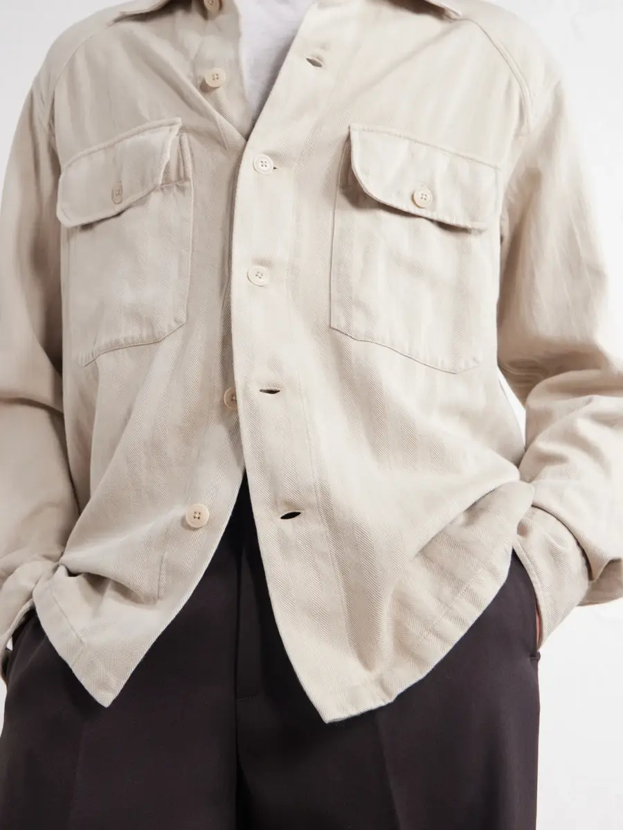 Ralph Lauren Purple Label Cotton and Linen-Blend Shirt - Men | Thumbnail 5 Ralph Lauren Purple Label Cotton and Linen-Blend Shirt - Men | Thumbnail 5