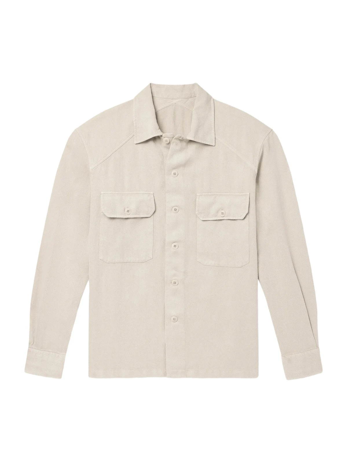 Cotton and Linen-Blend Shirt - Men