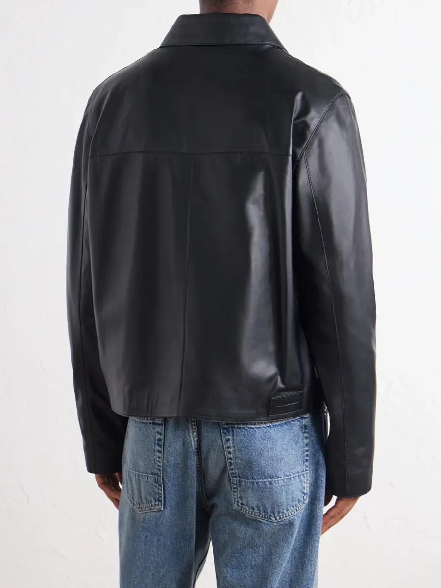 AMI PARIS Leather Jacket - Men | Thumbnail 4 AMI PARIS Leather Jacket - Men | Thumbnail 4