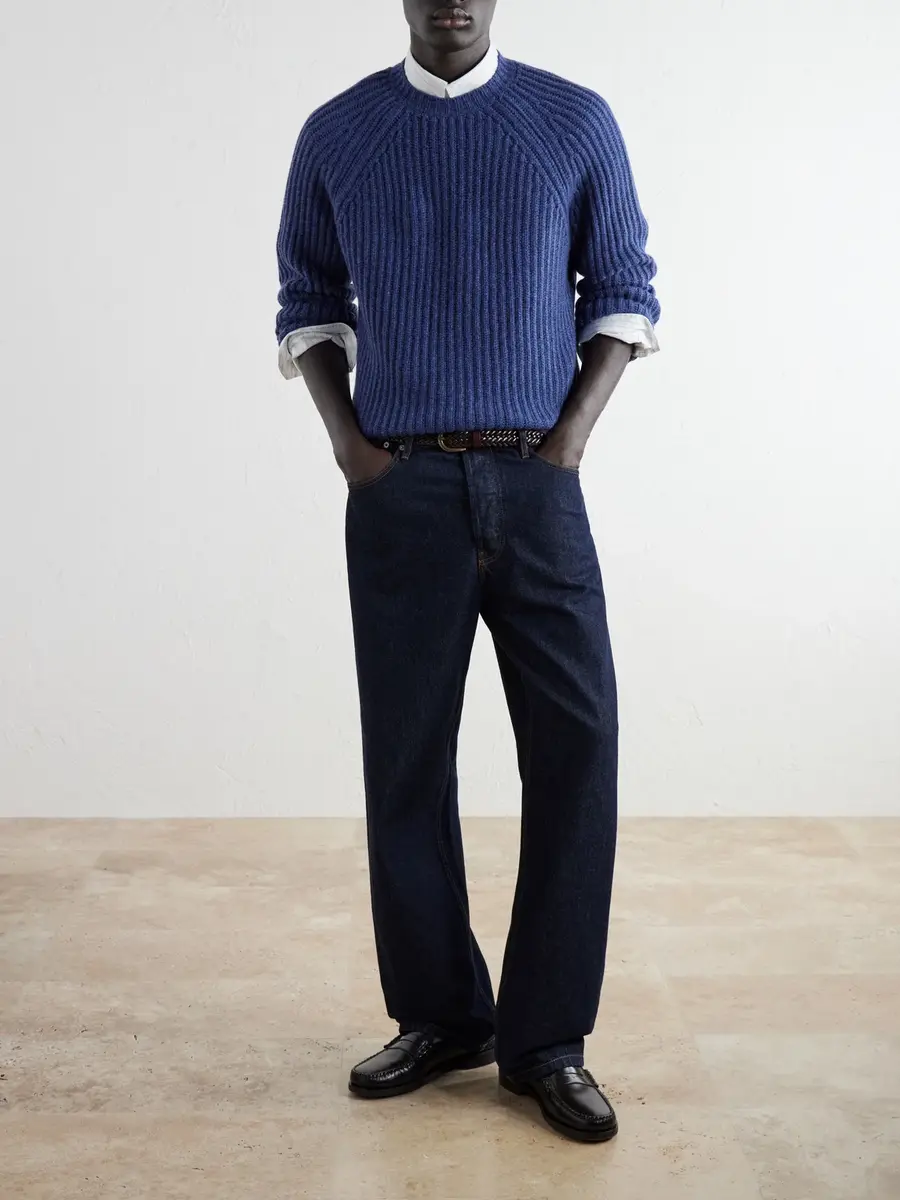 Sease Ribbed Cashmere Sweater - Men | Thumbnail 2