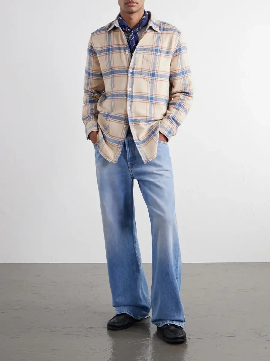 Portuguese Flannel Serena Checked Cotton-Flannel Shirt - Men | Thumbnail 2 Portuguese Flannel Serena Checked Cotton-Flannel Shirt - Men | Thumbnail 2