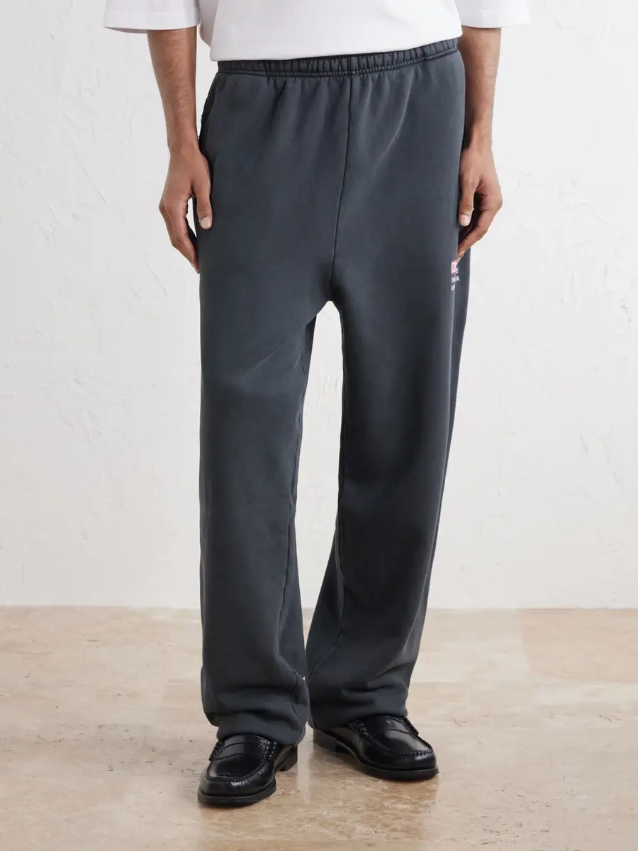 Willy Chavarria Wide-Leg Printed Cotton-Jersey Sweatpants - Men | Thumbnail 3