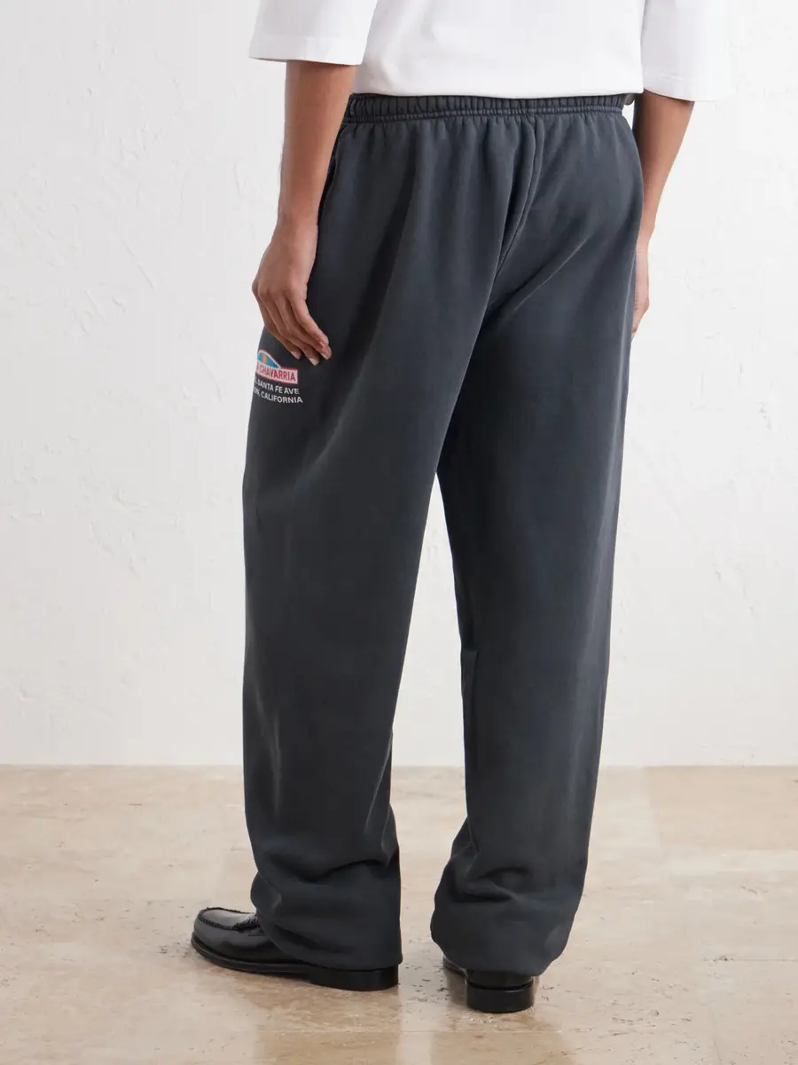 Willy Chavarria Wide-Leg Printed Cotton-Jersey Sweatpants - Men | Thumbnail 4