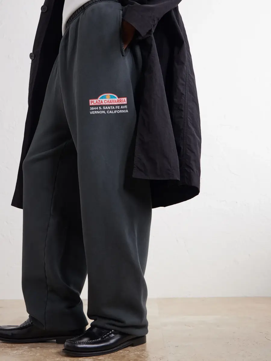 Willy Chavarria Wide-Leg Printed Cotton-Jersey Sweatpants - Men | Thumbnail 5