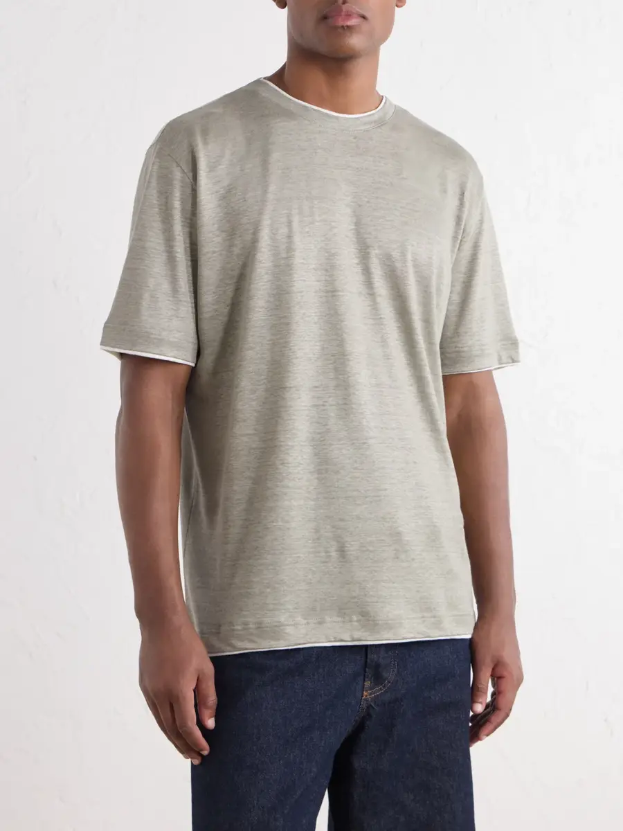 ELEVENTY Linen T-Shirt - Men | Thumbnail 3
