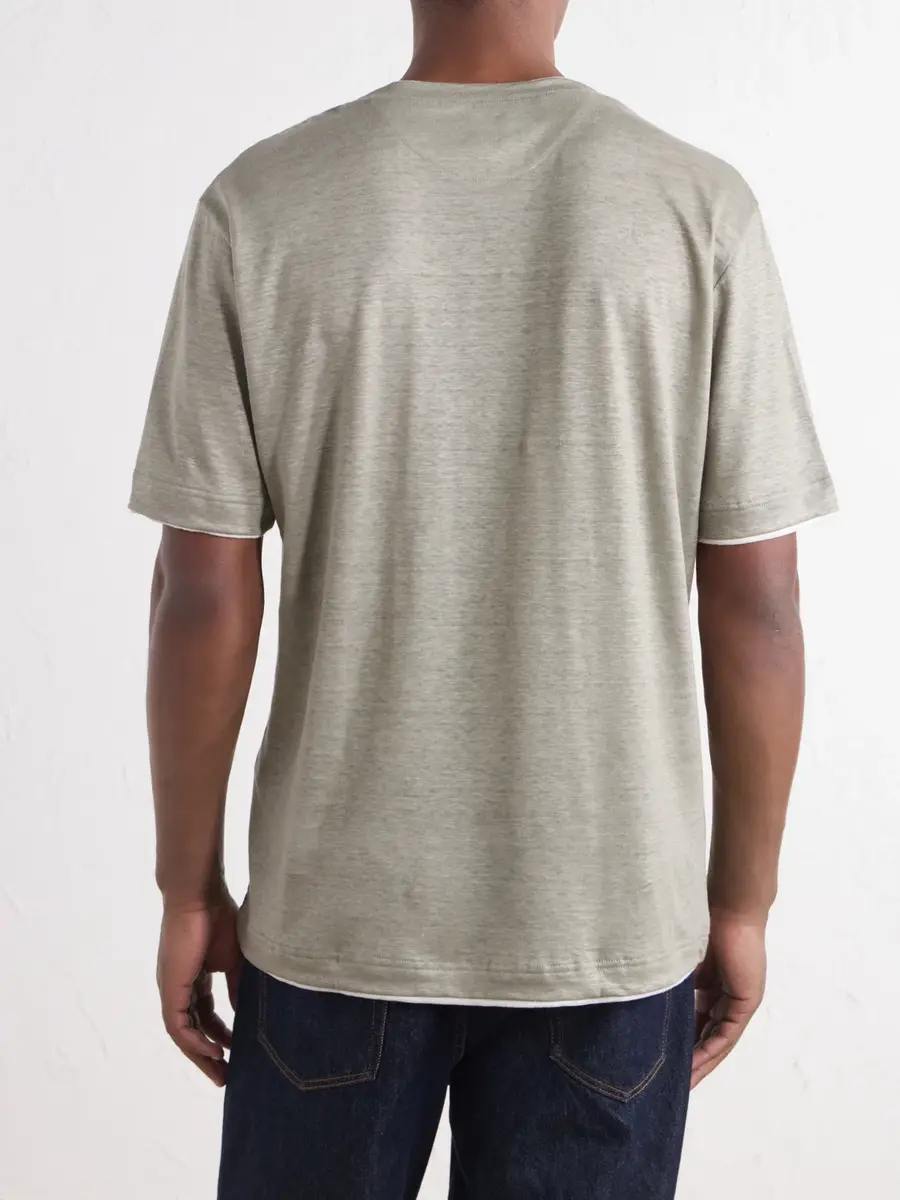 ELEVENTY Linen T-Shirt - Men | Thumbnail 4