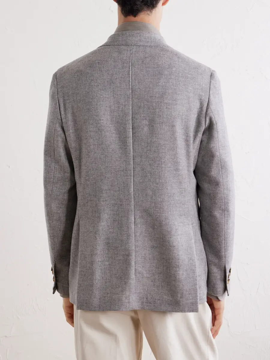 De Petrillo Posillipo Wool and Cashmere-Blend Blazer - Men | Thumbnail 4 De Petrillo Posillipo Wool and Cashmere-Blend Blazer - Men | Thumbnail 4
