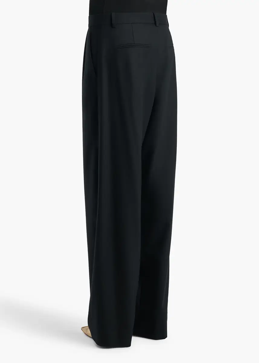 Khaite August Pant In Black Wool | Thumbnail 4 Khaite August Pant In Black Wool | Thumbnail 4