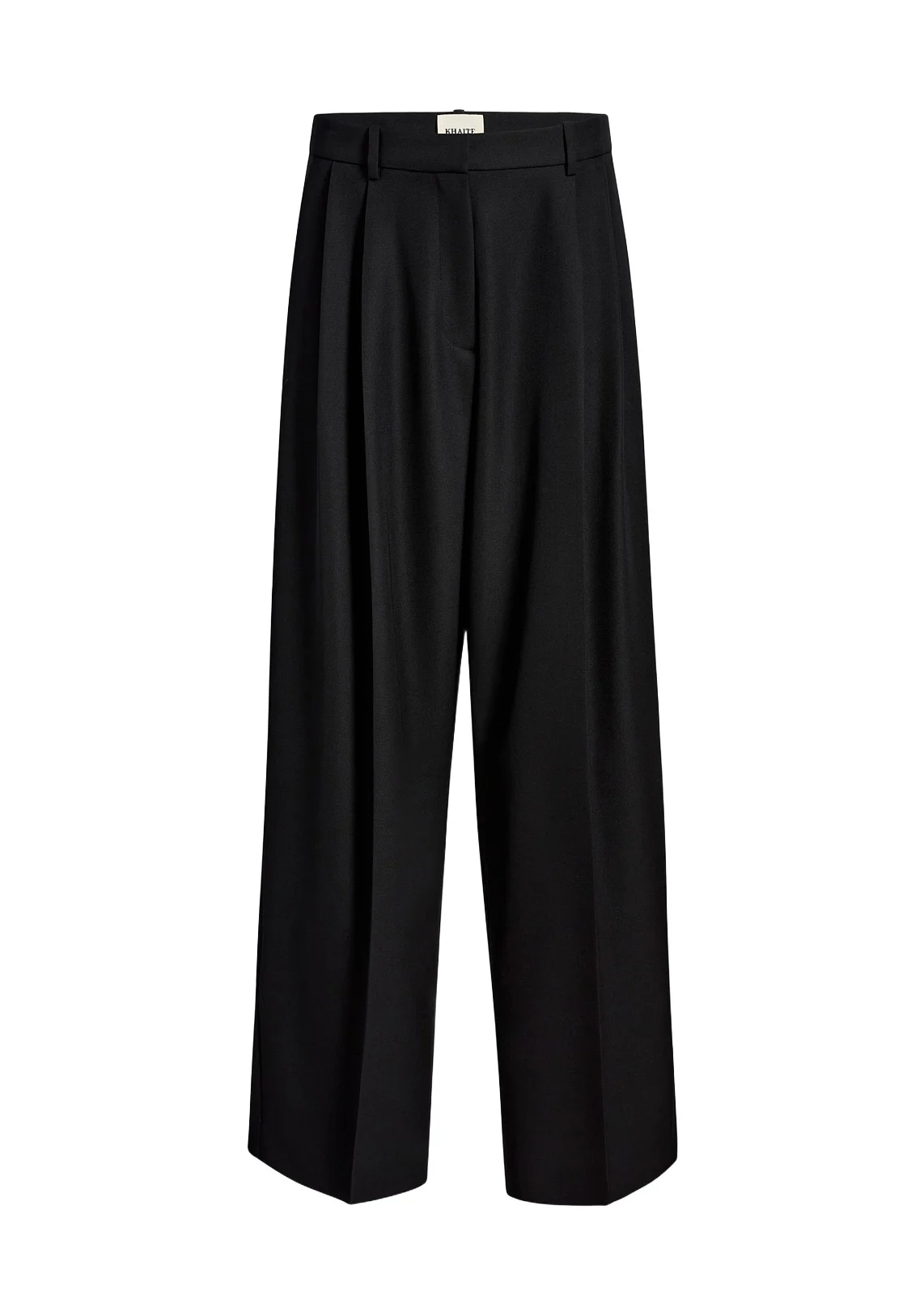 Khaite August Pant In Black Wool