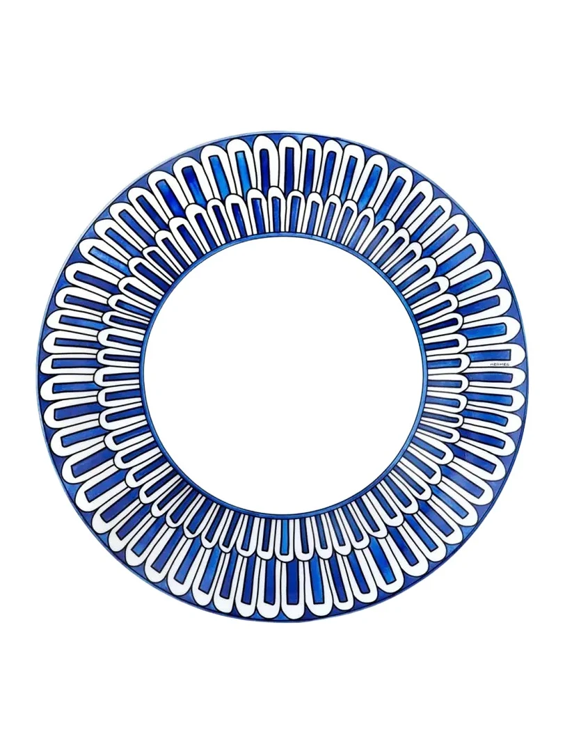 HERMÈS Bleus d'Ailleurs Dessert/Salad Plate