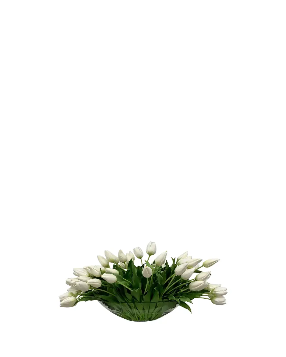 Winward Home Tulip Mix in Glass Bowl | Thumbnail 2 Winward Home Tulip Mix in Glass Bowl | Thumbnail 2