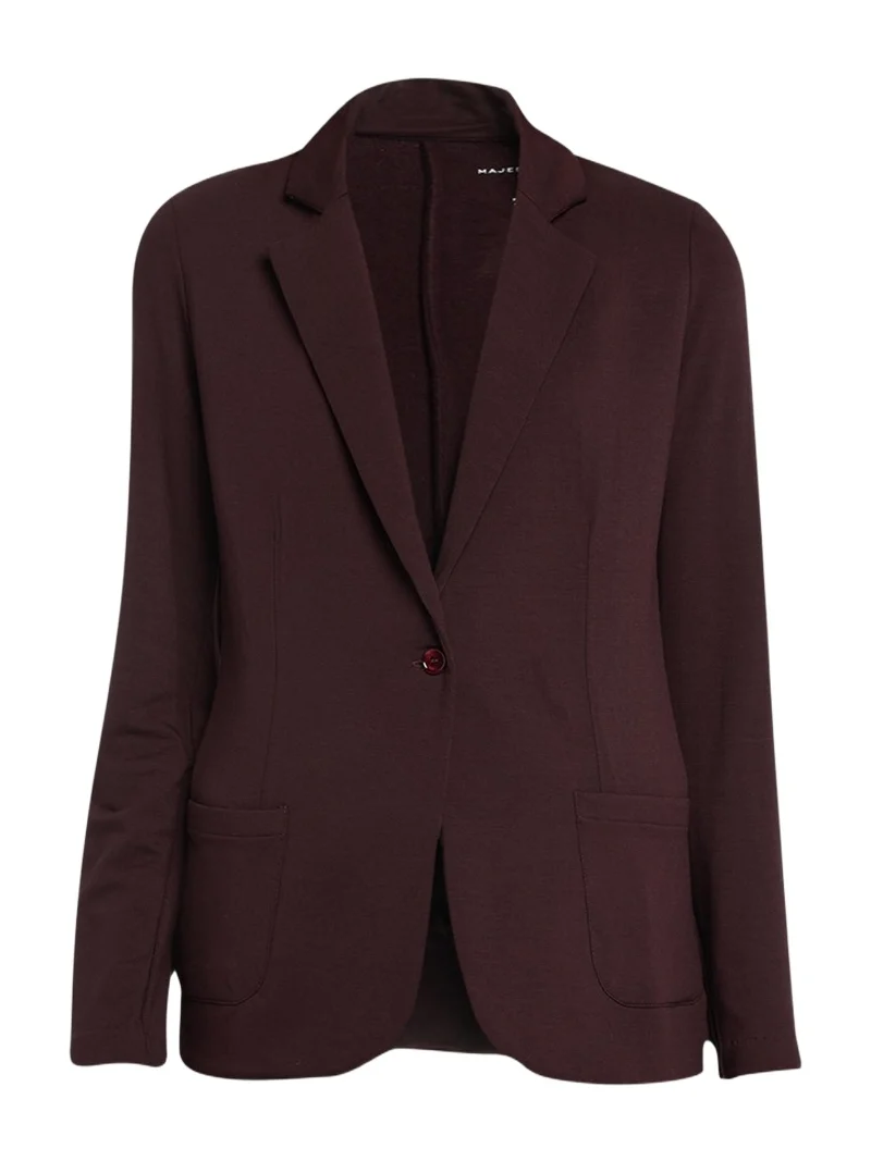 MAJESTIC FILATURES French Terry One-Button Blazer