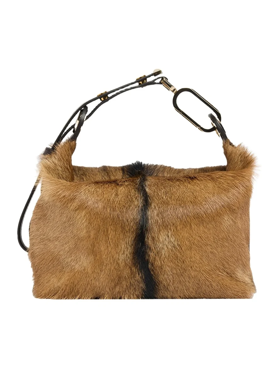 Flo Calf Hair Pouch Bag Flo Calf Hair Pouch Bag