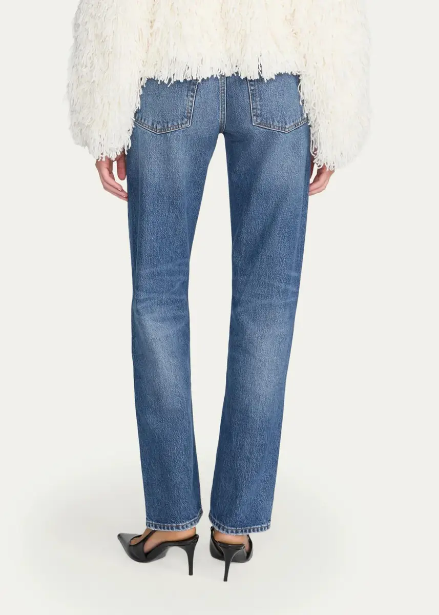 Frame The Essential Straight-Leg Jeans | Thumbnail 3 Frame The Essential Straight-Leg Jeans | Thumbnail 3