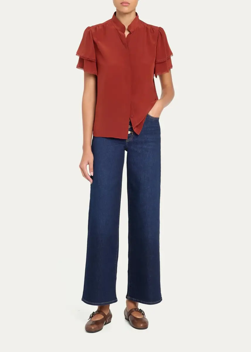 Frame Le Slim Palazzo Jeans | Thumbnail 2 Frame Le Slim Palazzo Jeans | Thumbnail 2
