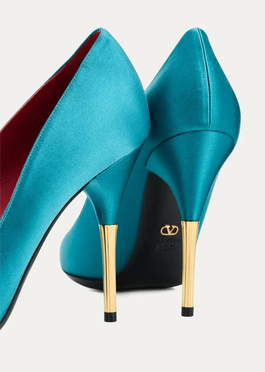 Valentino Garavani Satin Stiletto Pump | Thumbnail 5