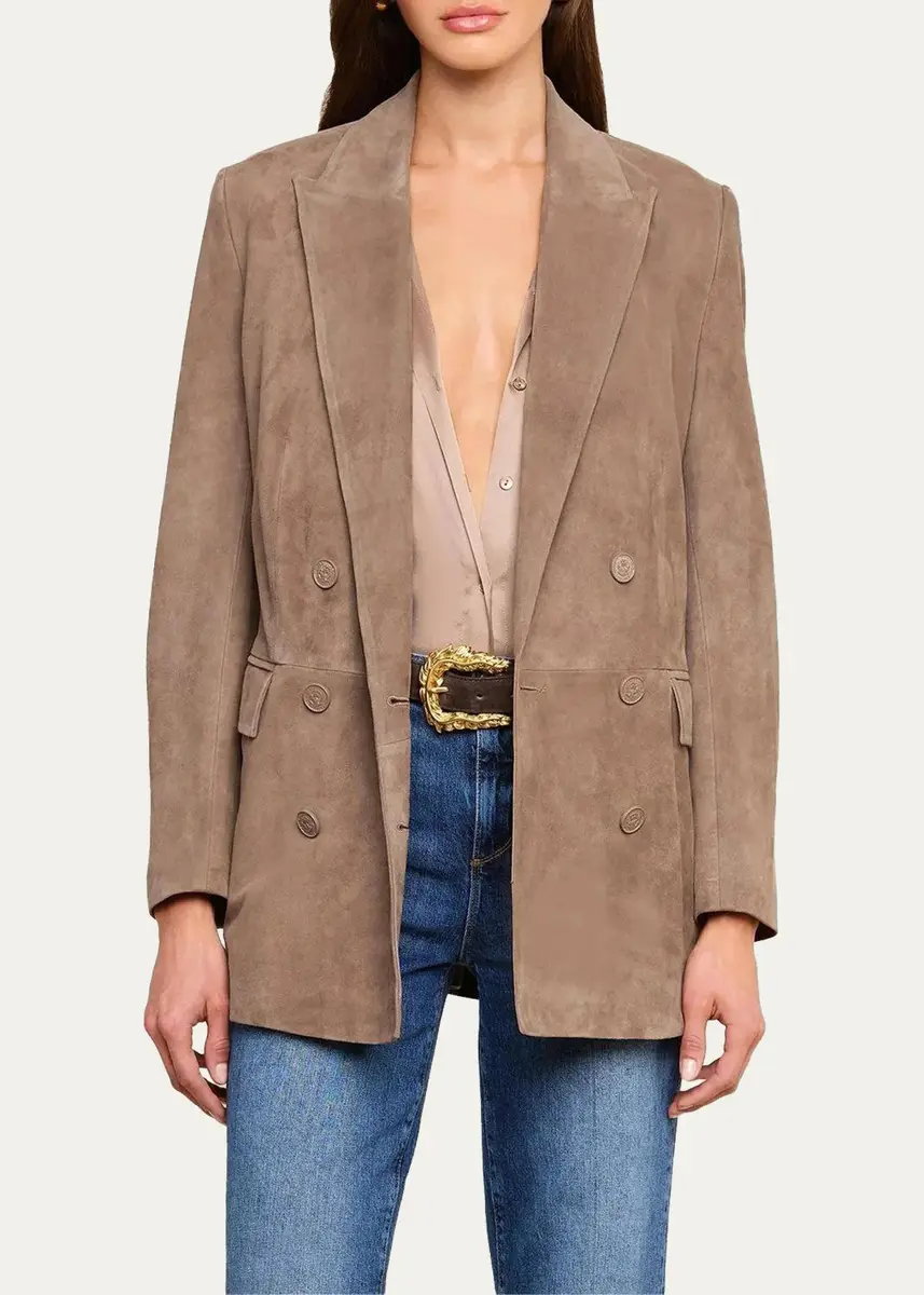 L'Agence Aimee Relaxed Double-Breasted Blazer | Thumbnail 4 L'Agence Aimee Relaxed Double-Breasted Blazer | Thumbnail 4