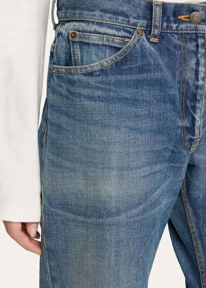 The Row Dinni Low-Rise Straight-Leg Jeans | Thumbnail 5
