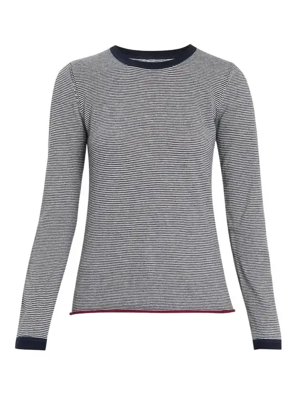 Cashmere Striped Knit Sweater Cashmere Striped Knit Sweater