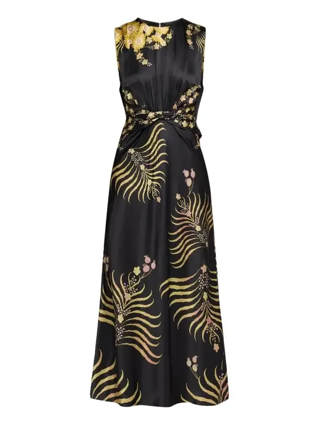 Gwen Printed Silk Dress Gwen Printed Silk Dress