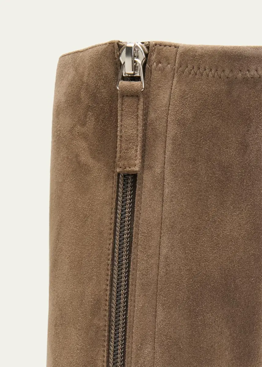 Manolo Blahnik 70mm Pitana Suede Knee-High Boots | Thumbnail 3 Manolo Blahnik 70mm Pitana Suede Knee-High Boots | Thumbnail 3