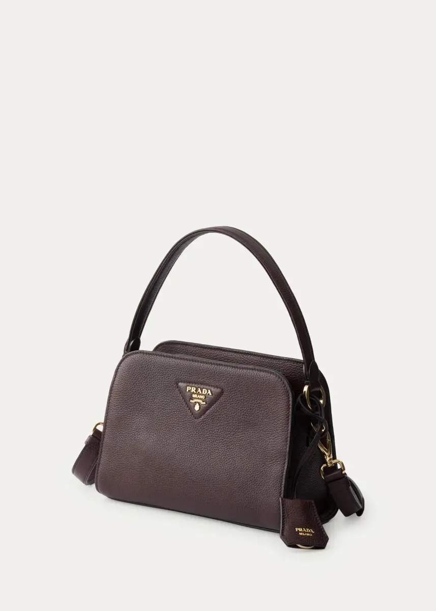 Prada Mini Leather Top-Handle Bag | Thumbnail 7 Prada Mini Leather Top-Handle Bag | Thumbnail 7