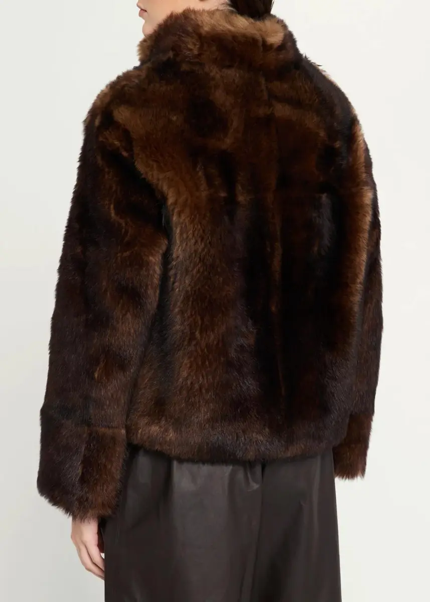 Yves Salomon Lamb Shearling Short Coat | Thumbnail 3 Yves Salomon Lamb Shearling Short Coat | Thumbnail 3