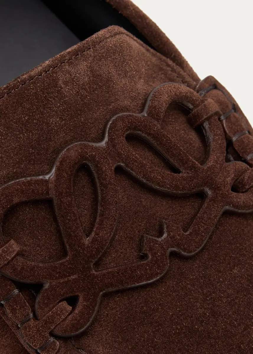 Loewe Double L Suede Loafers | Thumbnail 5