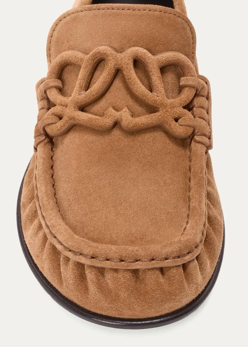 Loewe Double L Suede Loafers | Thumbnail 9