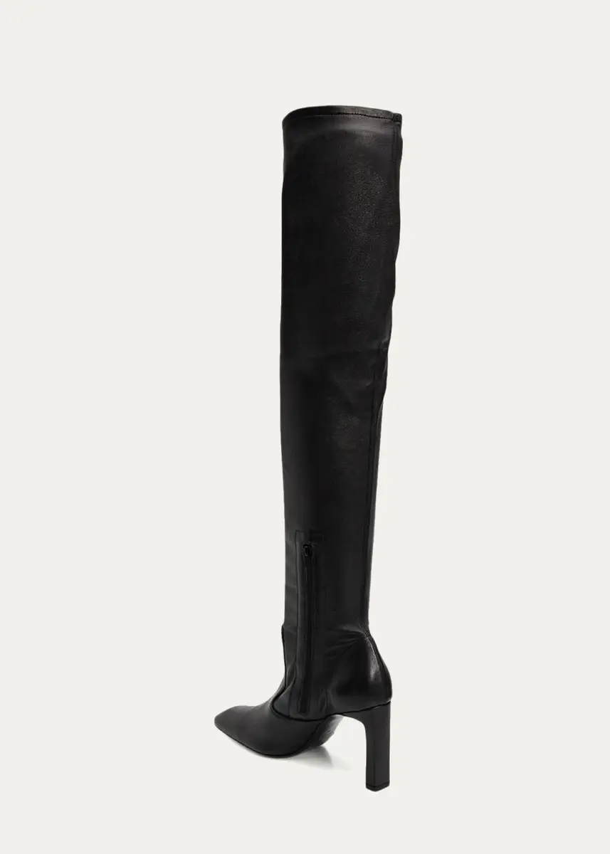 TOTEME Over-the-Knee Stretch Leather Boots | Thumbnail 2 TOTEME Over-the-Knee Stretch Leather Boots | Thumbnail 2