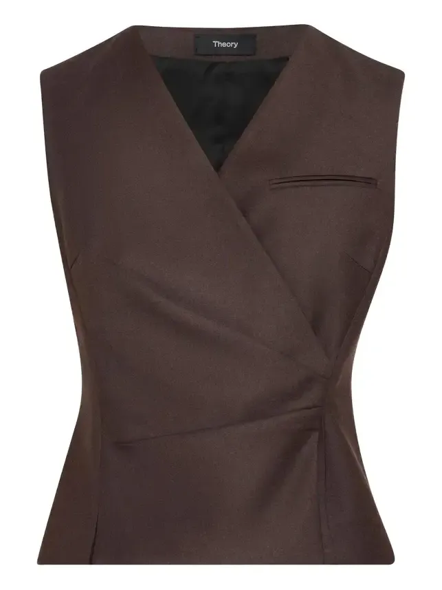 Double-Breasted Wrap Vest Double-Breasted Wrap Vest