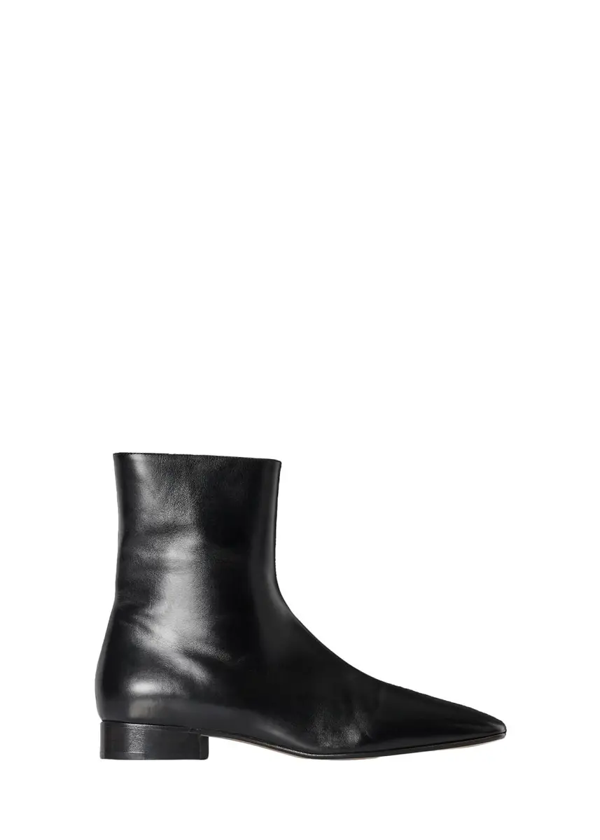 The Row Cindy Leather Ankle Boots | Thumbnail 4 The Row Cindy Leather Ankle Boots | Thumbnail 4