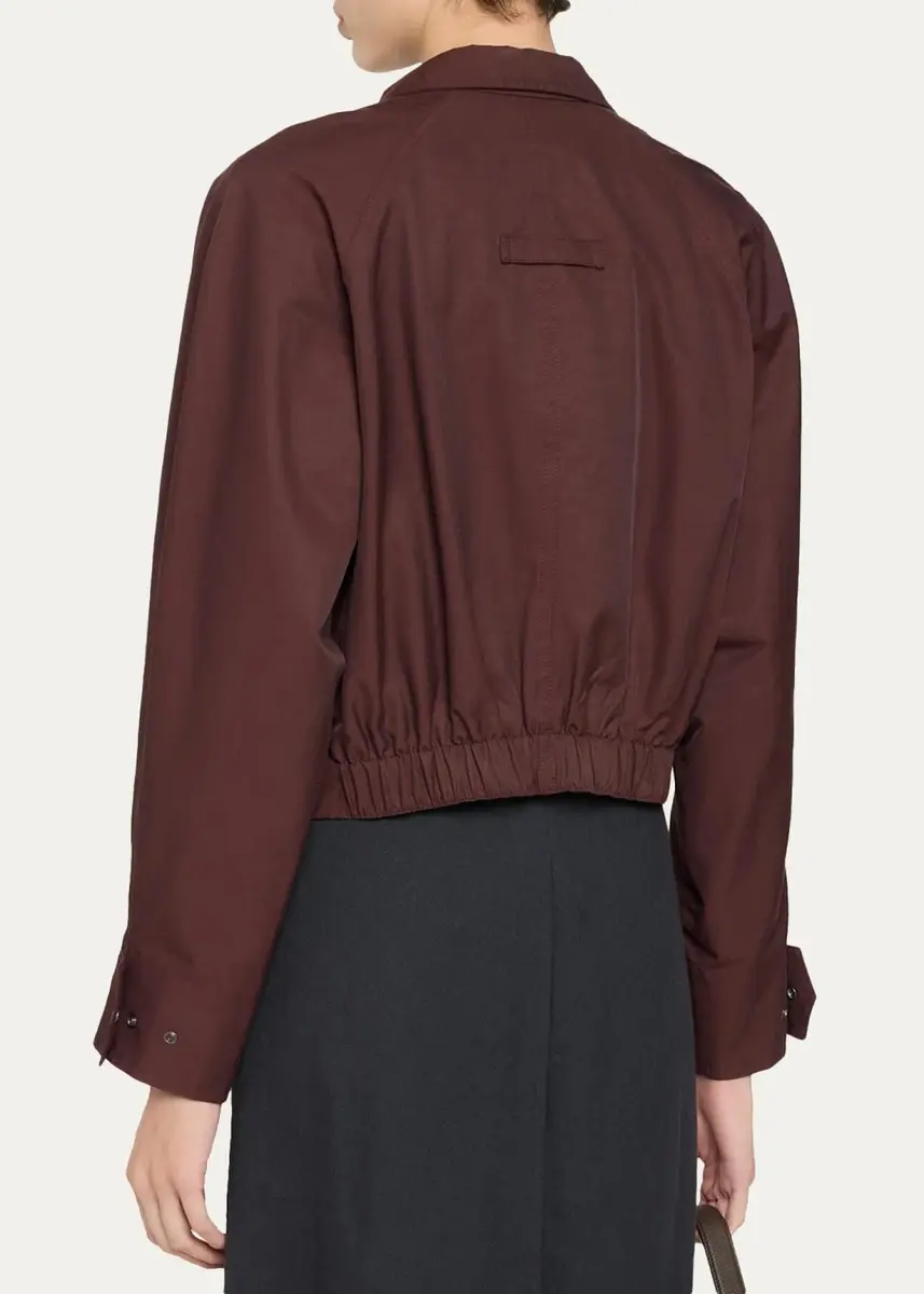 Vince Men's Cotton Funnel-Neck Jacket | Thumbnail 3