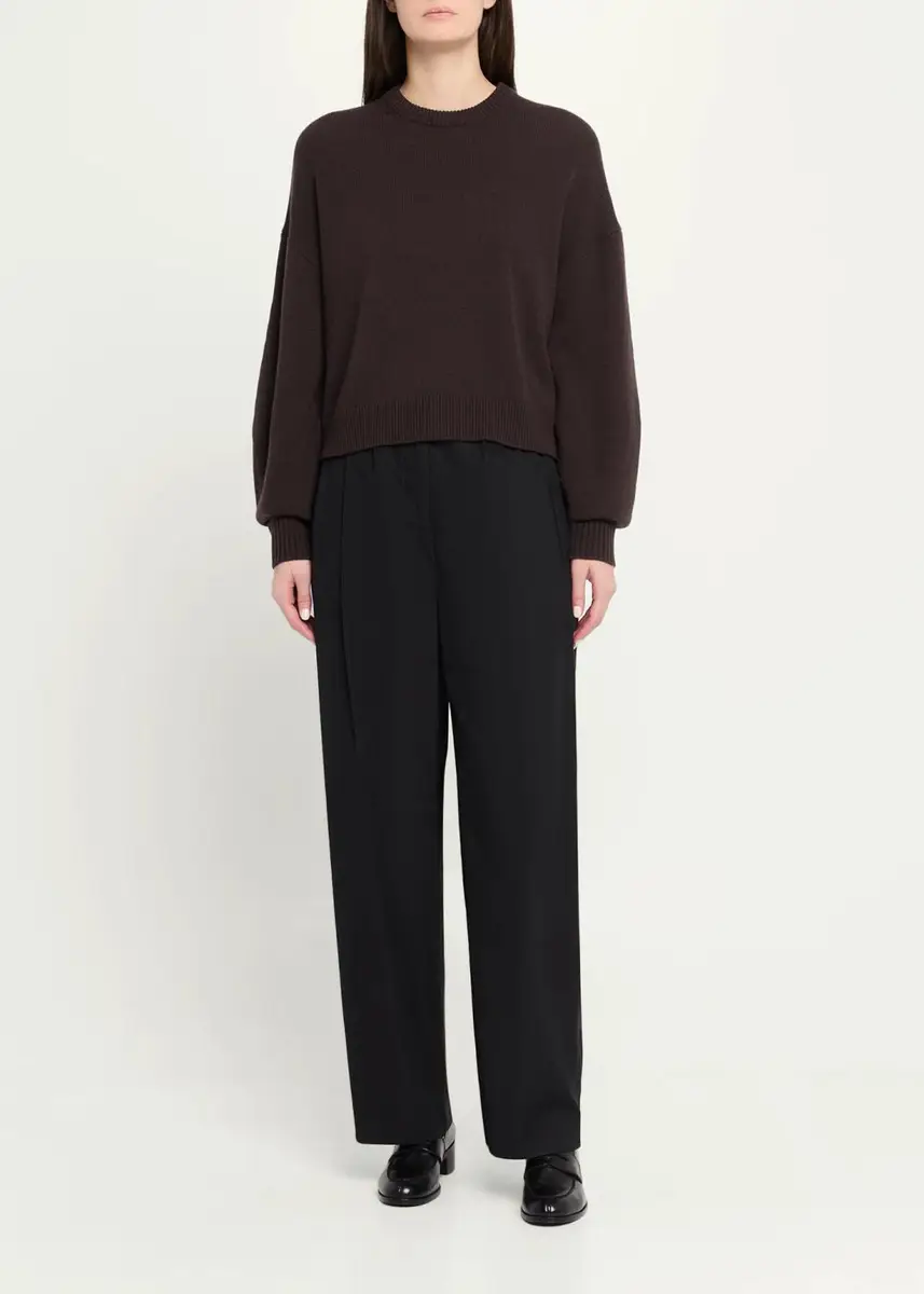 Theory Cashmere Cropped Crewneck Sweater | Thumbnail 2