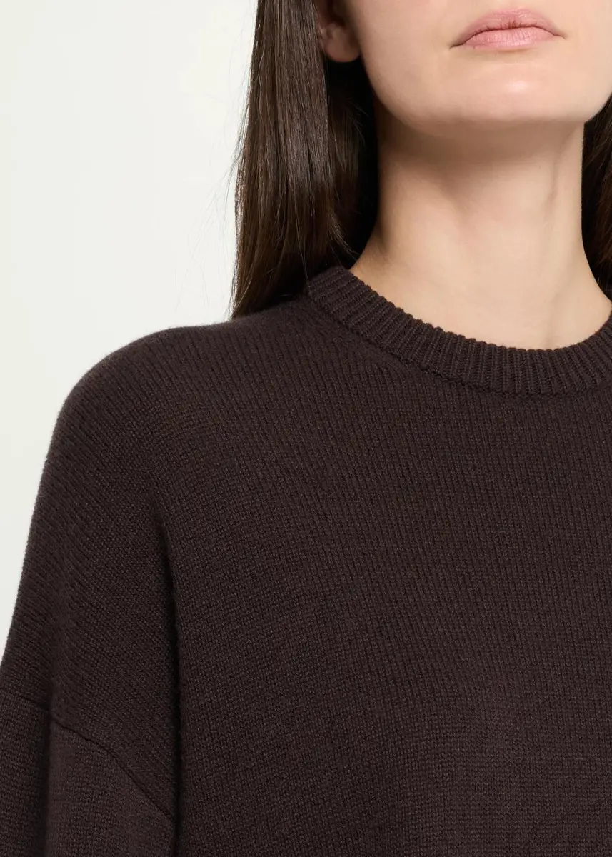 Theory Cashmere Cropped Crewneck Sweater | Thumbnail 5