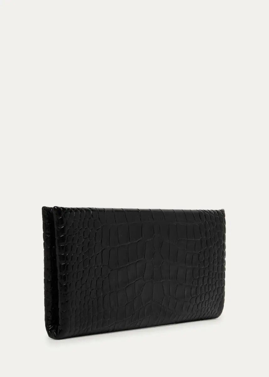 Tom Ford Arc Croc-Embossed Leather Clutch Bag | Thumbnail 3 Tom Ford Arc Croc-Embossed Leather Clutch Bag | Thumbnail 3