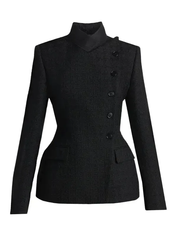 Light Tweed Single-Breasted Jacket Light Tweed Single-Breasted Jacket