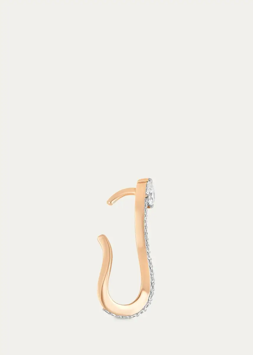 Marie Mas 18K Nova Diamond Cuff Earring, Single | Thumbnail 3 Marie Mas 18K Nova Diamond Cuff Earring, Single | Thumbnail 3