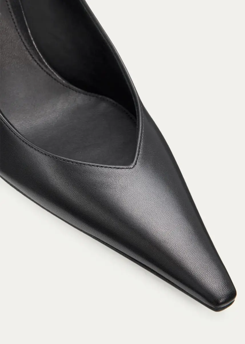 Bottega Veneta Scaletta 90MM Leather Wedge Pumps | Thumbnail 5 Bottega Veneta Scaletta 90MM Leather Wedge Pumps | Thumbnail 5