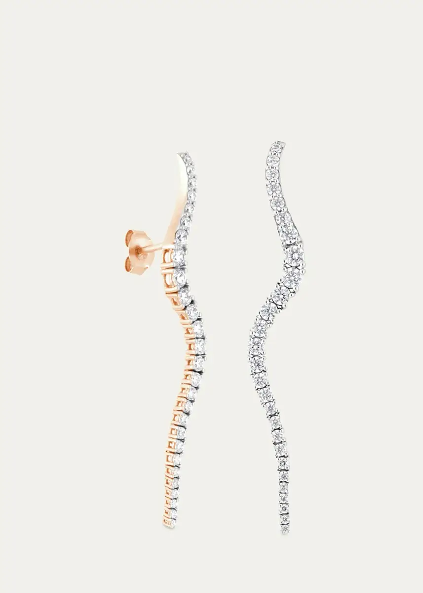 Marie Mas 18K Diamond Twinkle Earrings | Thumbnail 3 Marie Mas 18K Diamond Twinkle Earrings | Thumbnail 3