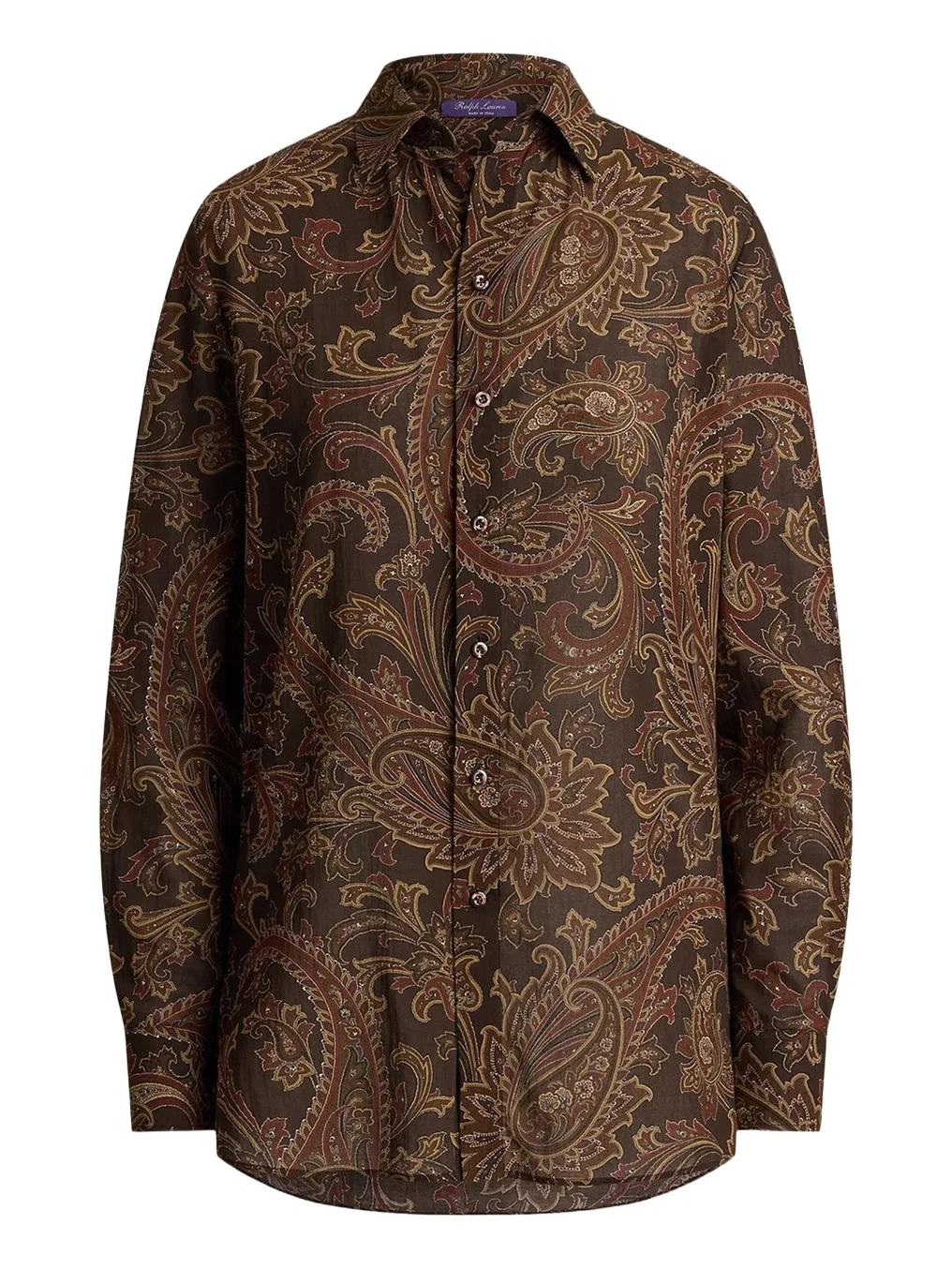 Trayna Paisley Cotton Voile Shirt