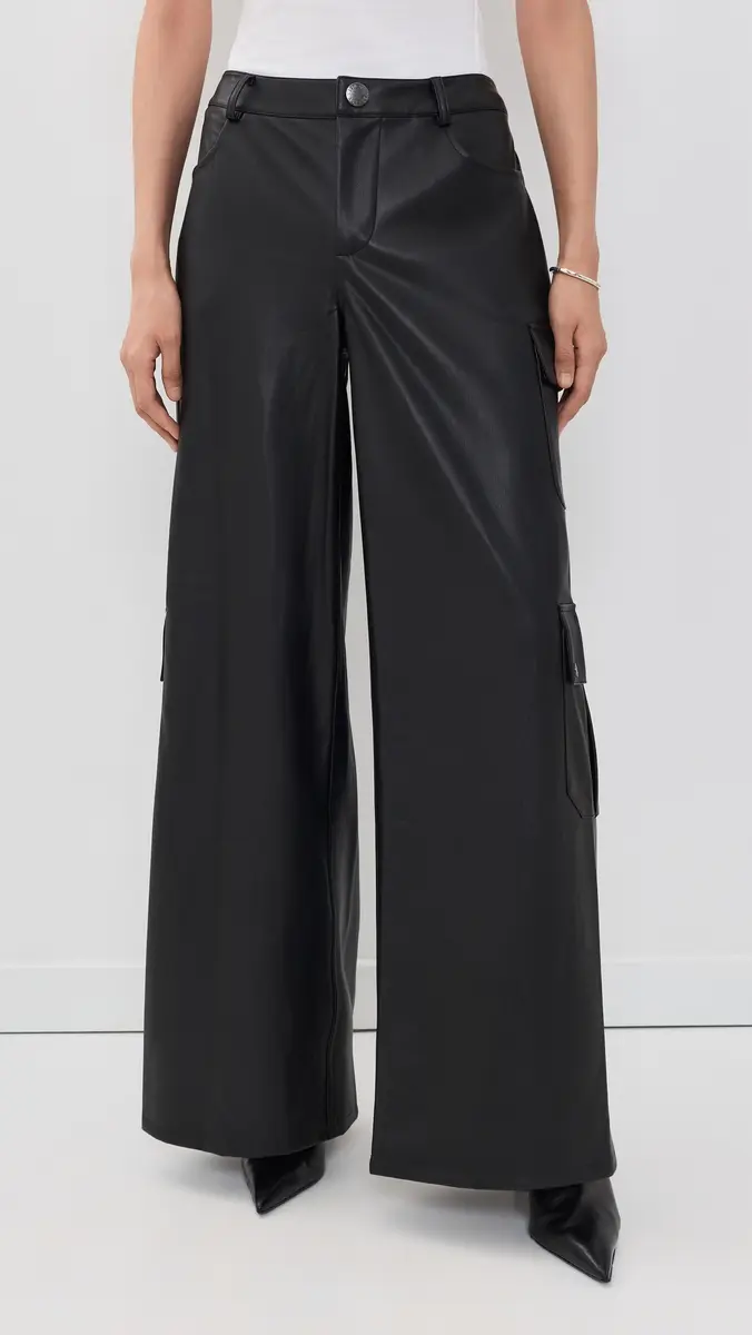 L'Agence Isolde Faux Leather Cargo Pants | Thumbnail 6 L'Agence Isolde Faux Leather Cargo Pants | Thumbnail 6