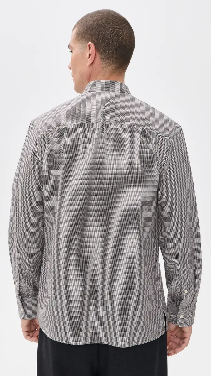 OFFICINE GÉNÉRALE Guido Brush Co Puppytooth Shirt | Thumbnail 3 OFFICINE GÉNÉRALE Guido Brush Co Puppytooth Shirt | Thumbnail 3