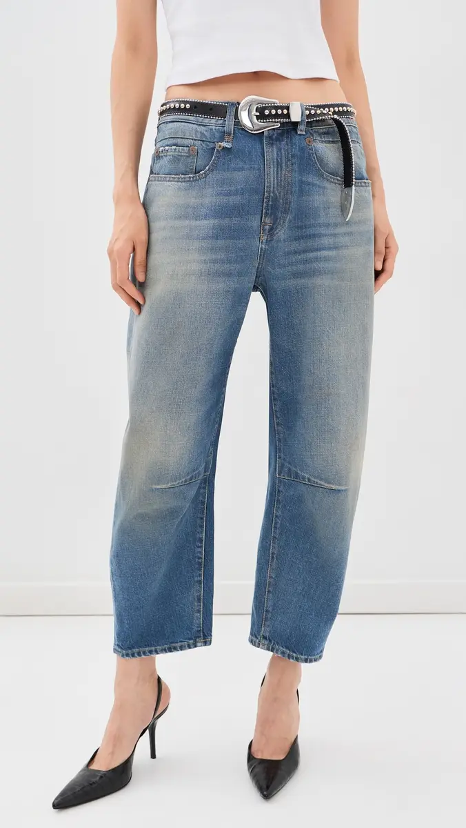 R13 Articulated Knee Ex-Boyfriend Jeans | Thumbnail 2 R13 Articulated Knee Ex-Boyfriend Jeans | Thumbnail 2
