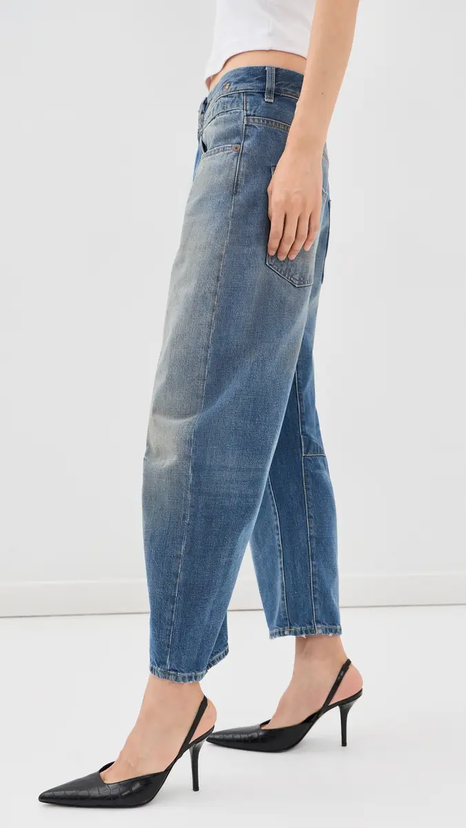 R13 Articulated Knee Ex-Boyfriend Jeans | Thumbnail 4 R13 Articulated Knee Ex-Boyfriend Jeans | Thumbnail 4